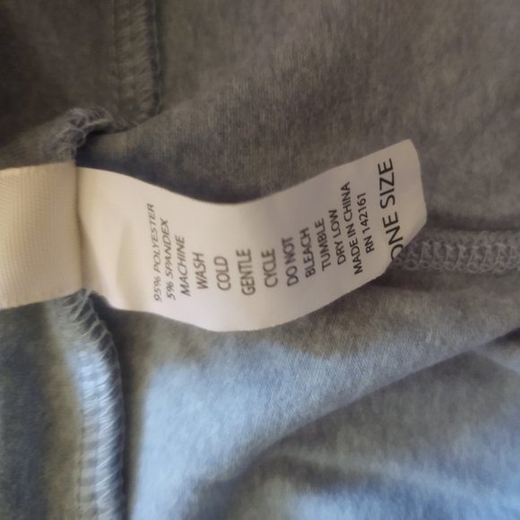 Lularoe Heather Blue Solid One Size (2-10) Leggings NWOT - Picture 3 of 4